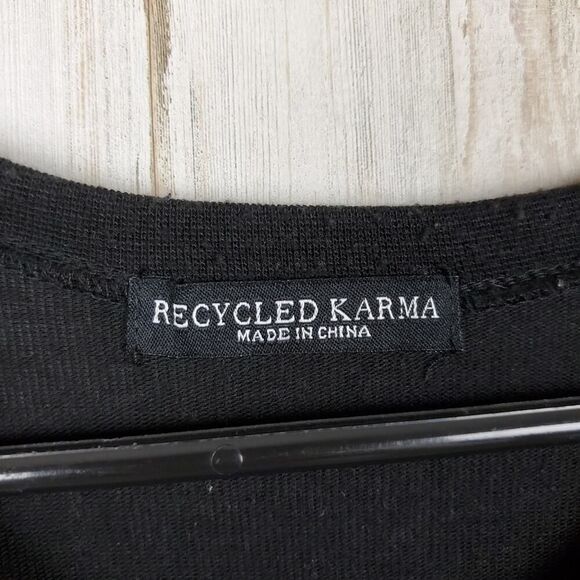 Recycled Karma Sweater Black Size Small - Picture 3 of 9